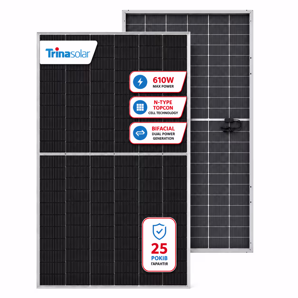 Trina Solar Vertex N 610 Вт сонячна панель TSM-NEG19RC.20