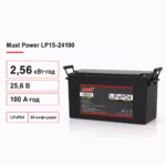 Must Power 2,56 кВт/год 25,6 В LiFePO4 акумулятор LP15-24100 — мініатюра фото 6