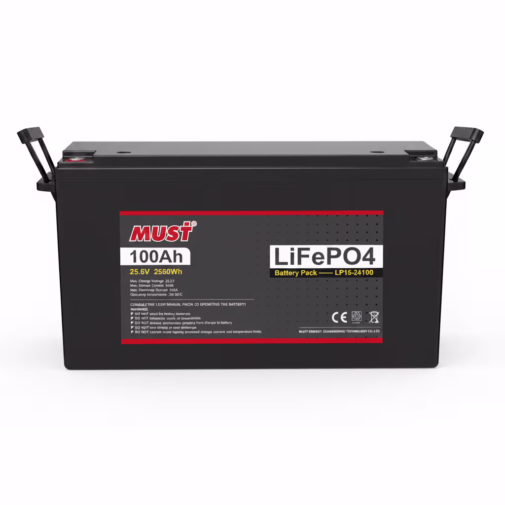 Must Power 2,56 кВт/год 25,6 В LiFePO4 акумулятор LP15-24100 — основне фото