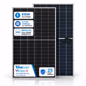 Trina Solar Vertex-N 615 Вт сонячна панель TSM-NEG19RC.20 N-type Bifacial