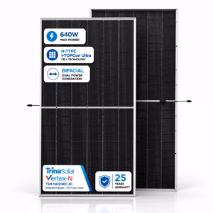 Trina Solar Vertex-N 640 Вт сонячна панель TSM-NEG19RC.20 Bificial N-type i-TOPCon Ultra