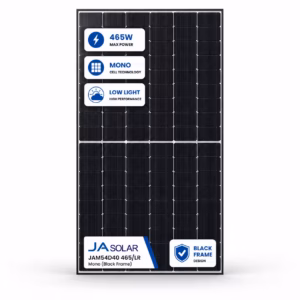 JA Solar 465 Вт сонячна панель JAM54D40 465/LR Mono Black Frame
