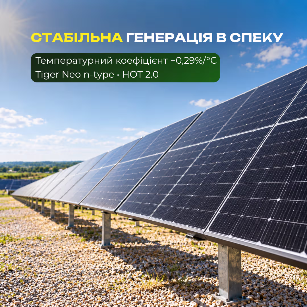 Jinko Solar Tiger Neo 625 Вт сонячна панель JKM625N-66HL4M-BDV N-type Bifacial Dual Glass — фото 9
