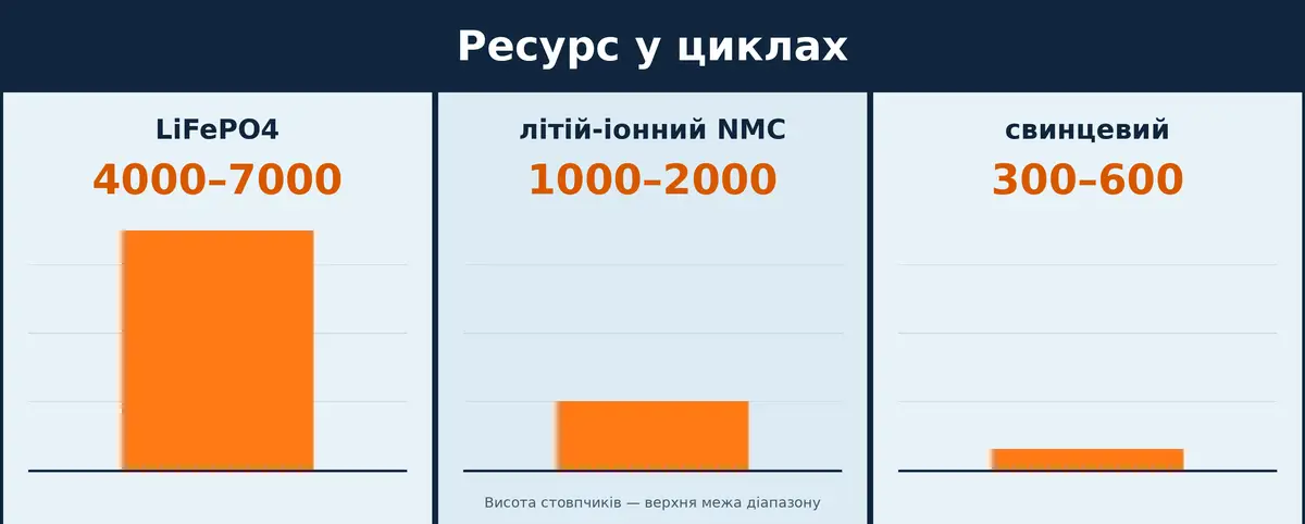 LiFePO4 чи звичайний літій: що обрати для домашнього накопичення LiFePO4 чи звичайний літій: що обрати для домашнього накопичення