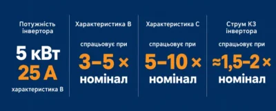 Який автомат ставити на інвертор: розрахунок номіналу під потужність Який автомат ставити на інвертор: розрахунок номіналу під потужність