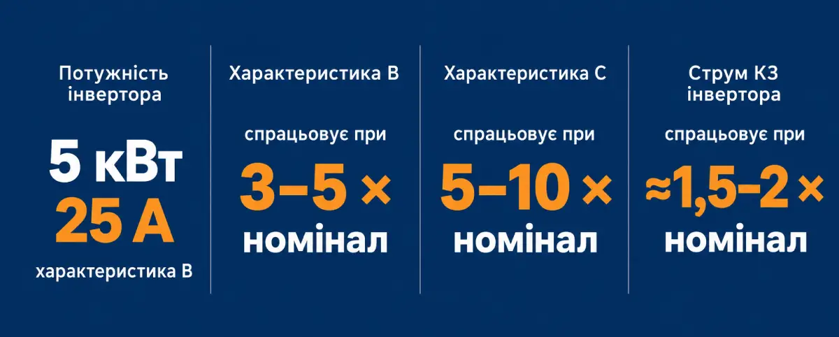 Який автомат ставити на інвертор: розрахунок номіналу під потужність Який автомат ставити на інвертор: розрахунок номіналу під потужність