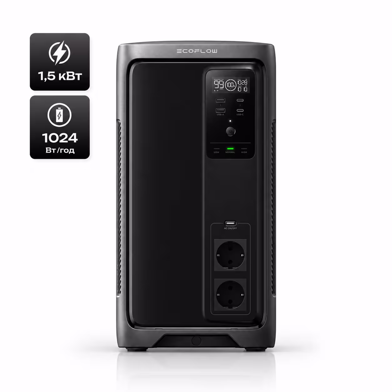 Зарядна станція EcoFlow DELTA 3 2000 Air / 1500 Вт / 1024 Вт⋅год / LiFePO4 — основне фото