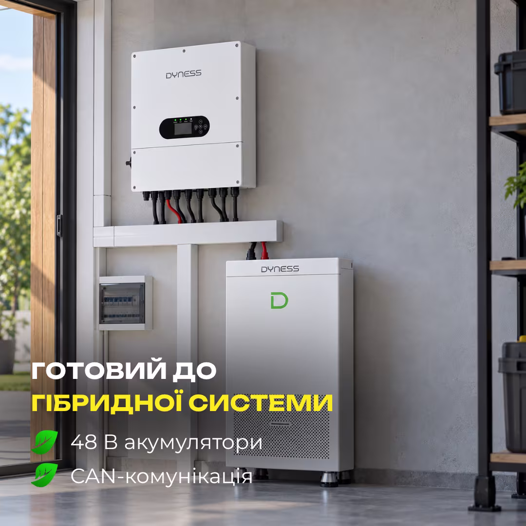 Dyness 5 кВт однофазний гібридний інвертор D5.0K-LS — фото 7